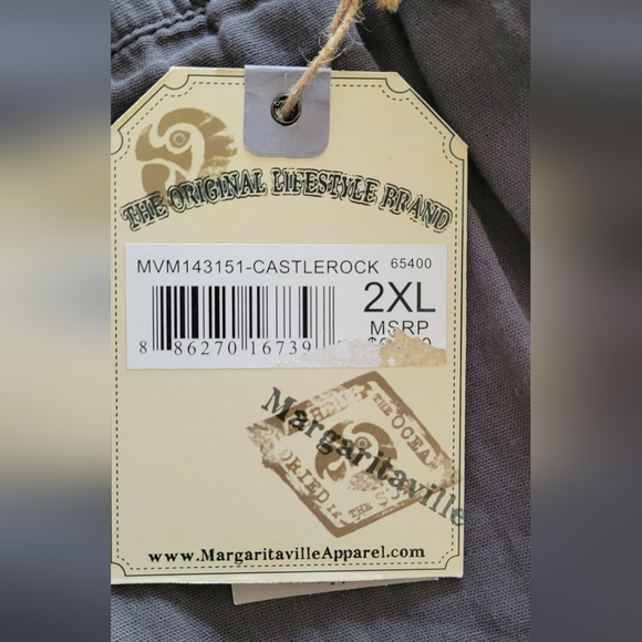 Margaritaville Mens Linen pants xxl nwt - Picture 4 of 6